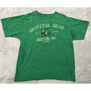 Grateful Dead 1977 Boston Celtics T Shirt Thrashed Distressed Irish Luck No Tag